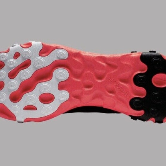 New Running NIKE React Element 55 Black White Red - Picture 3 of 8